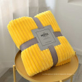 Home Stripe Flanell Fleece Wurf Wearable Decke